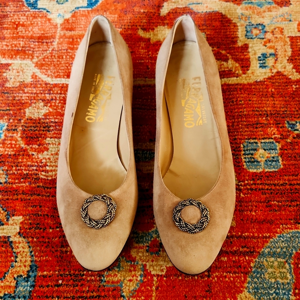 Ferragamo Suede Shoes
